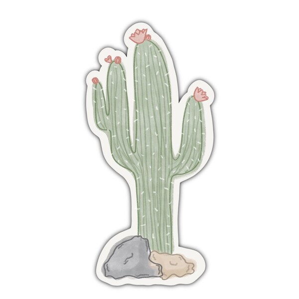 Cactus Wall Decal Etsy