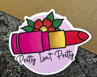 Olivia Rodrigo Lyric Sticker - Pretty Isn’t Pretty Matte Vinyl Decal