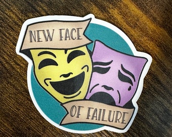 New Face - Fall Out Boy Lyric Sticker - Matte Vinyl Sticker - Decal For Laptops, Water Bottles, Phone Case