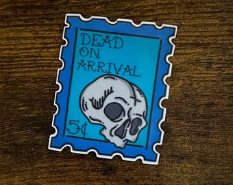 Dead On Arrival - Fall Out Boy Lyric Sticker - Matte Vinyl Sticker - Decal For Laptops, Water Bottles, Phone Case