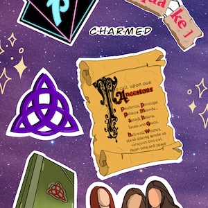 Charmed Sticker Pack - Matte Vinyl Sticker - Decal For Laptops, Water Bottles, Phone Case