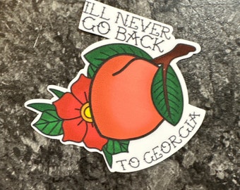 Georgia - Mayday Parade - Matte Vinyl Sticker - Decal For Laptops, Water Bottles, Phone Case