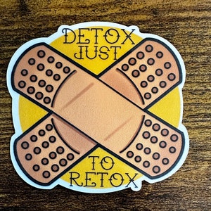 Detox - Fall Out Boy Lyric Sticker - Matte Vinyl Sticker - Decal For Laptops, Water Bottles, Phone Case