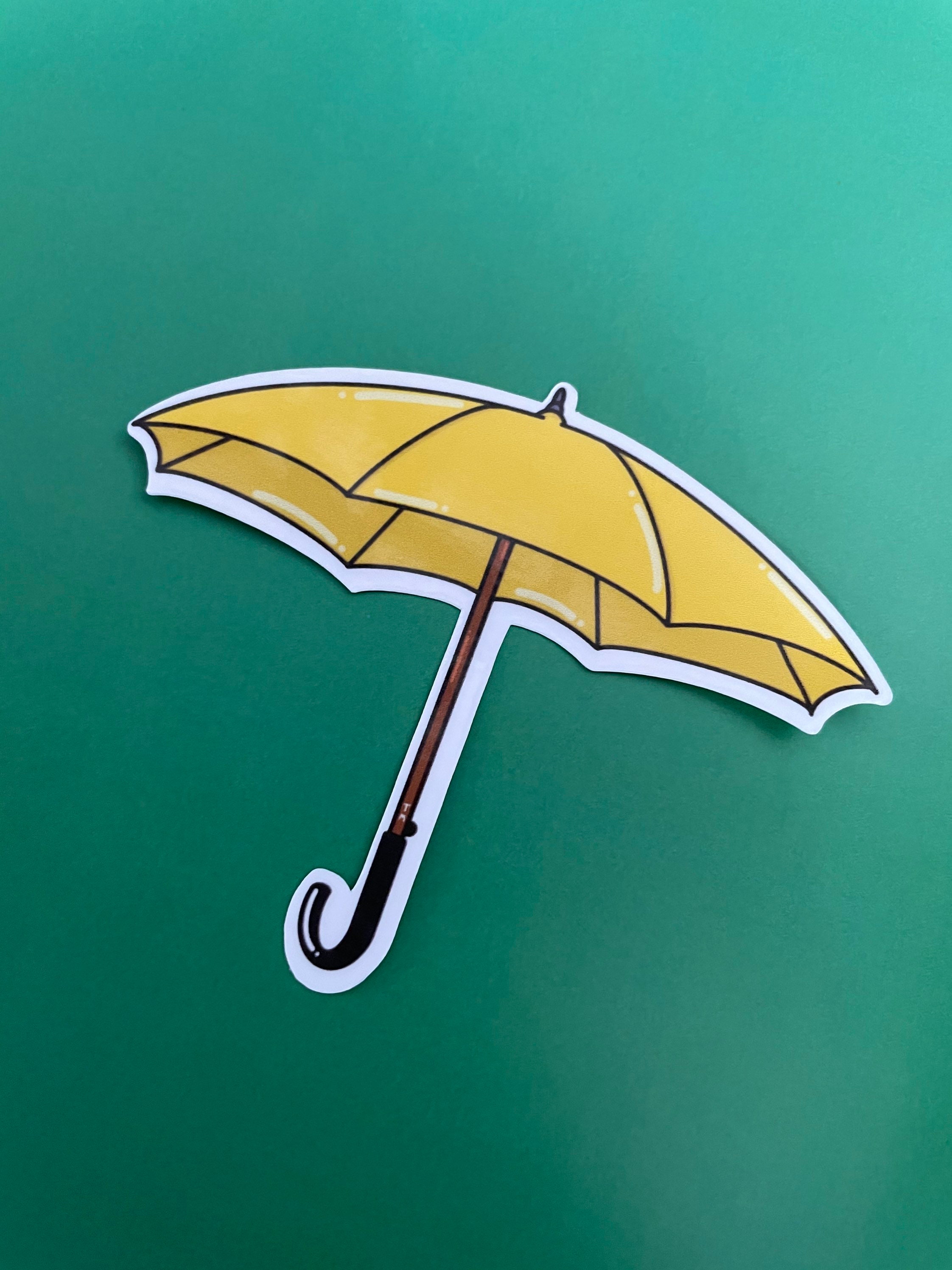 Parapluie Jaune How I Met Your Mother Yellow Umbrella/ How I Met Your Mother Matte Vinyl Sticker | Etsy