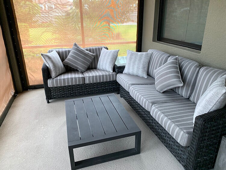 Custom Thibaut Sunbrella Pillow Cover boardwalk Heather Grey Etsy Sweden