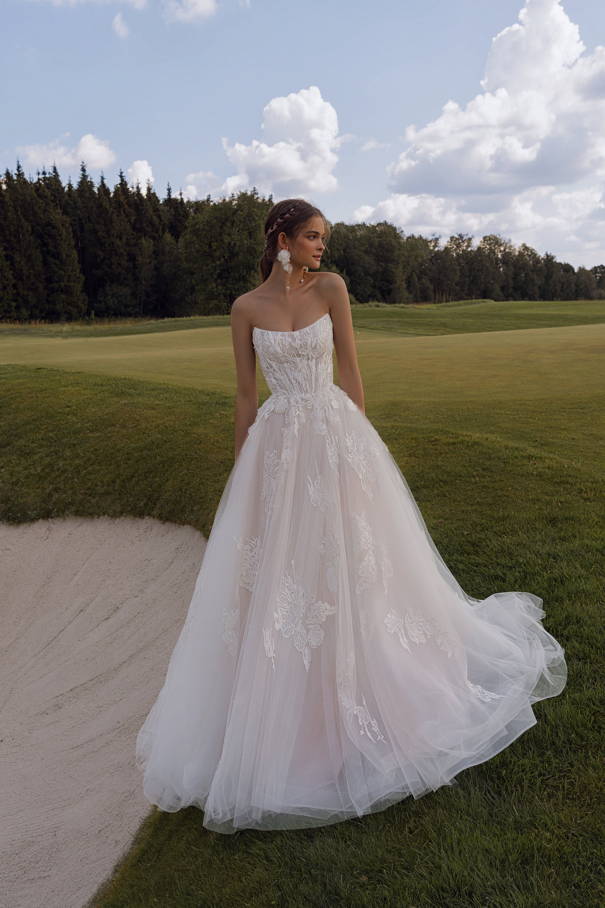 Lace Corset Wedding Gown Etsy Canada