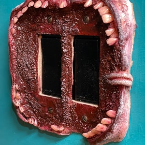 Double Rocker Monstrous light switch cover