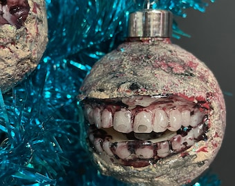 Crusty Flesh Grinning Ugly Ornament
