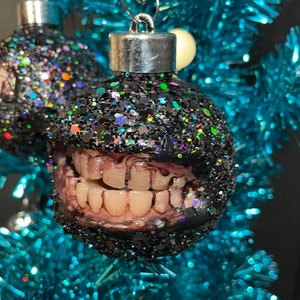 Big Chonky Glitter Grinning Ugly Ornament
