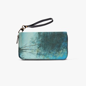 Still Waters - Cartera larga con correa para la muñeca