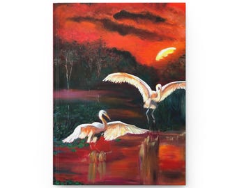 Red Skies--Hardcover Journal Matte