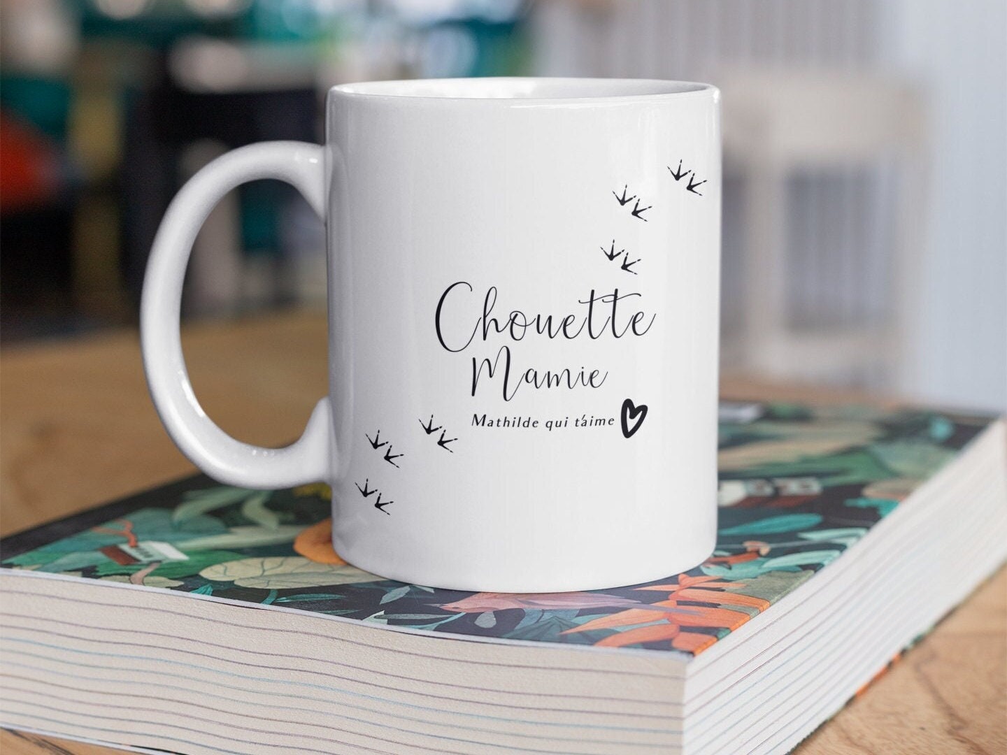 Mug Personnalisable Chouette Mamie | Cadeaux Fête Des Grands-Mères Tasse Personnalisée