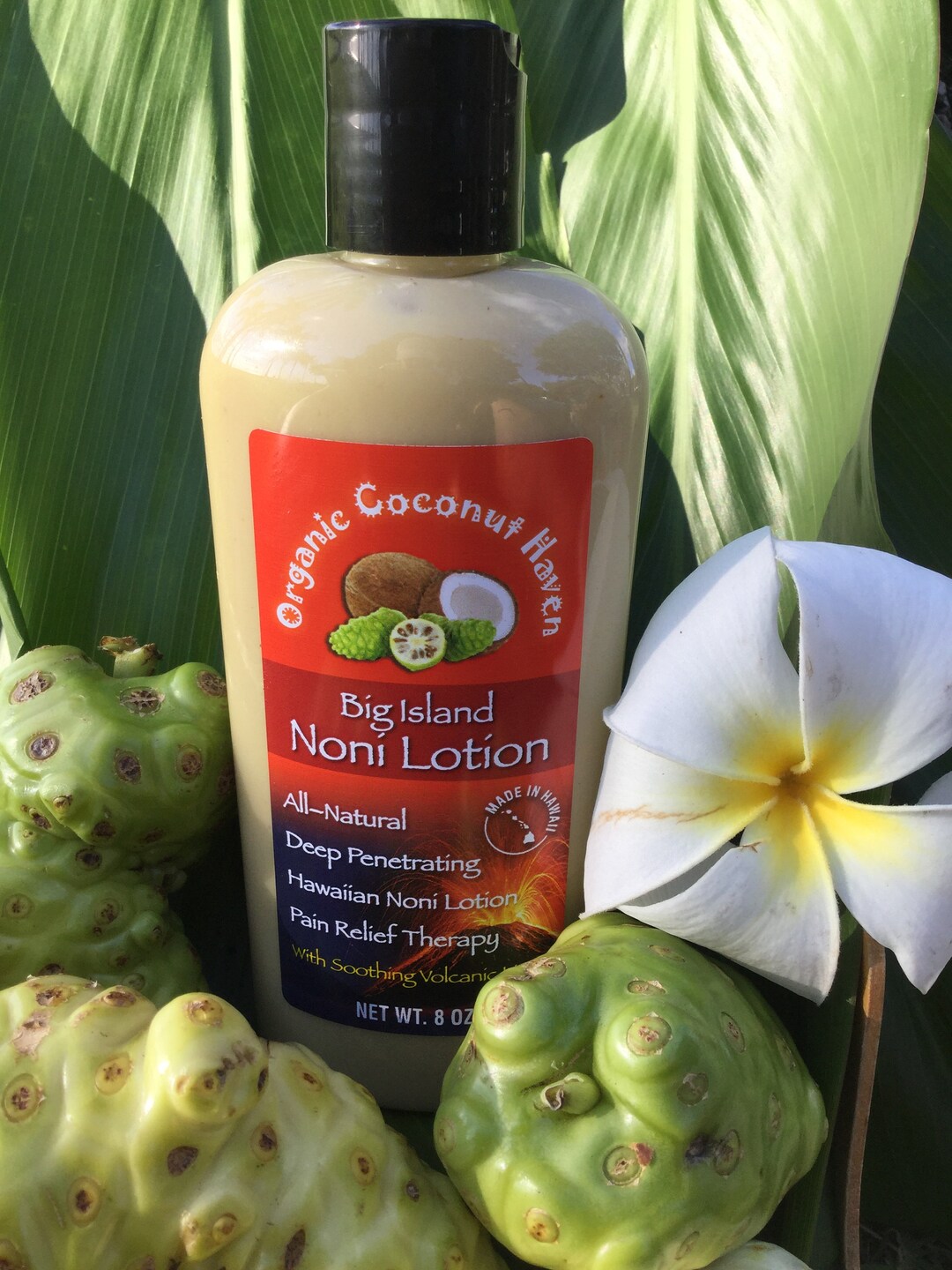 8oz. Big Island Noni Lotion All Natural Pain Relief Therapy Etsy
