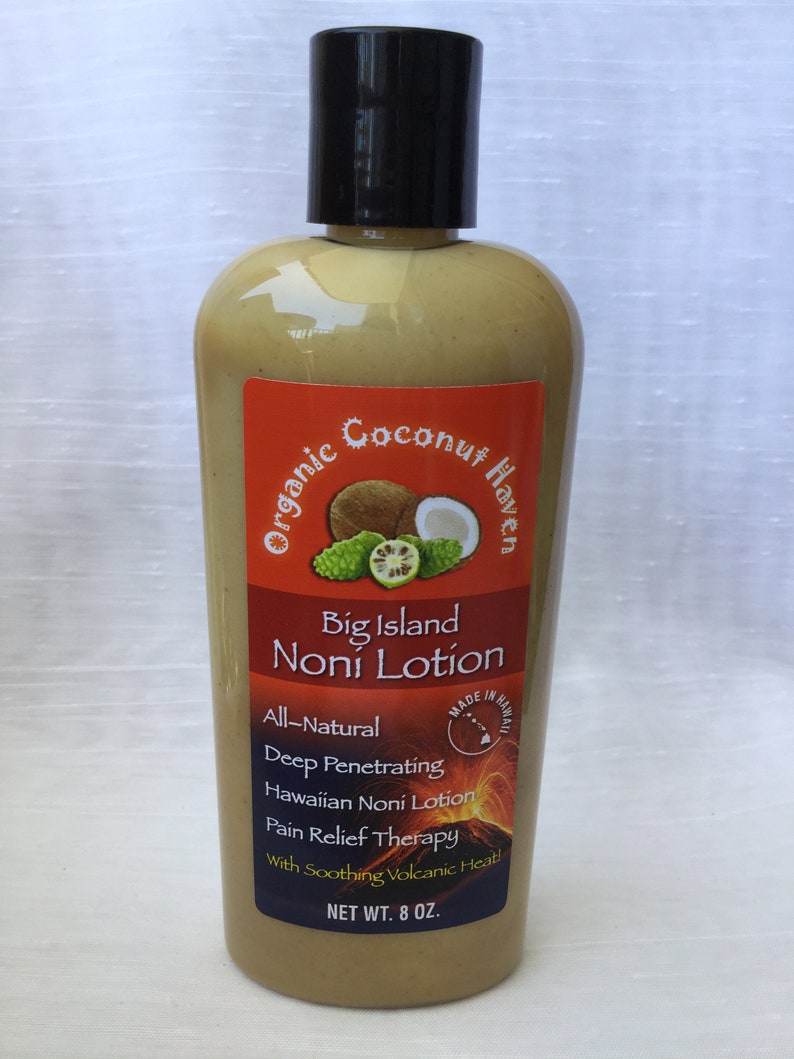 8oz. Big Island Noni Lotion All Natural Pain Relief Therapy Etsy