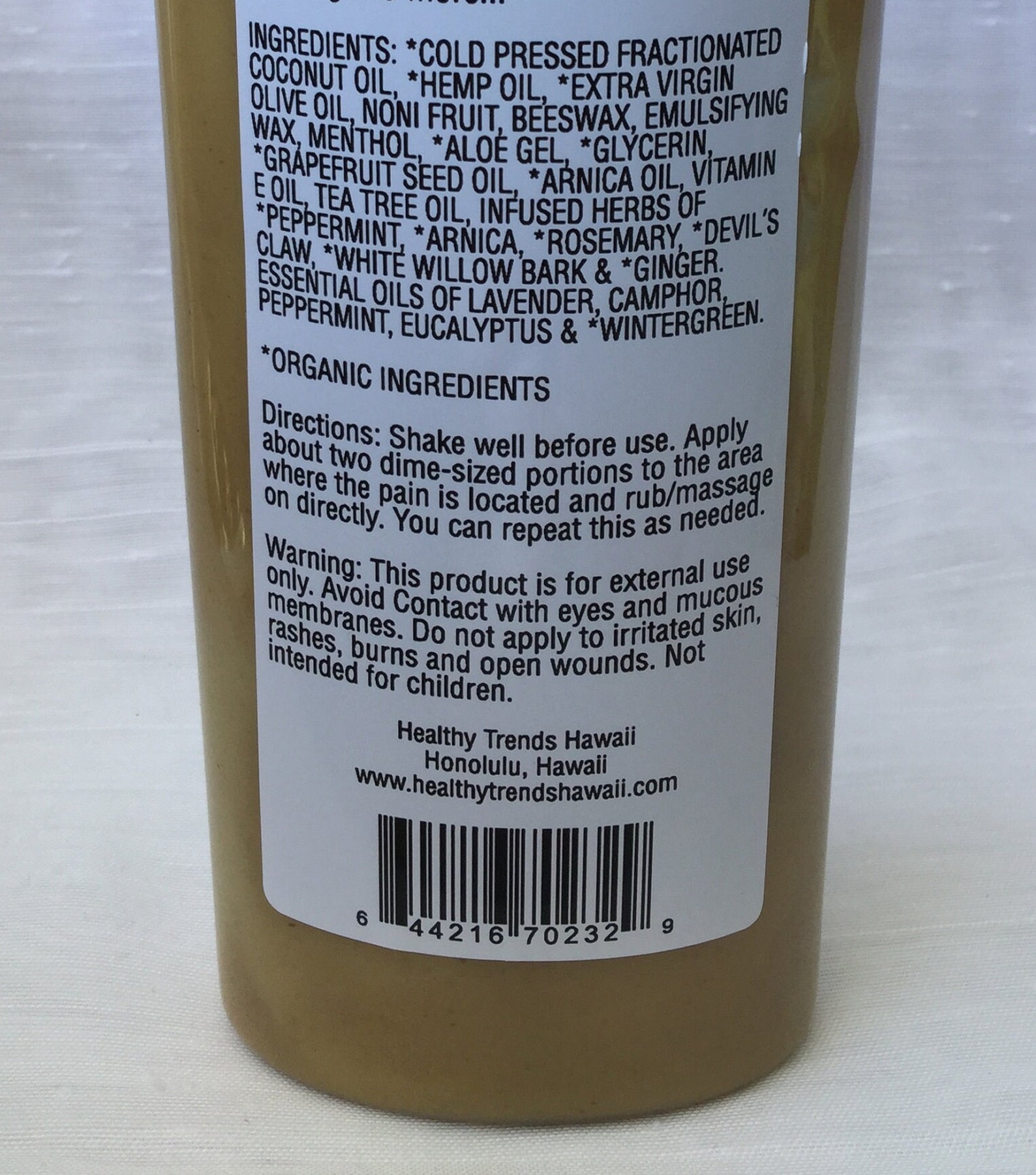 8oz. Big Island Noni Lotion All Natural Pain Relief Therapy Etsy