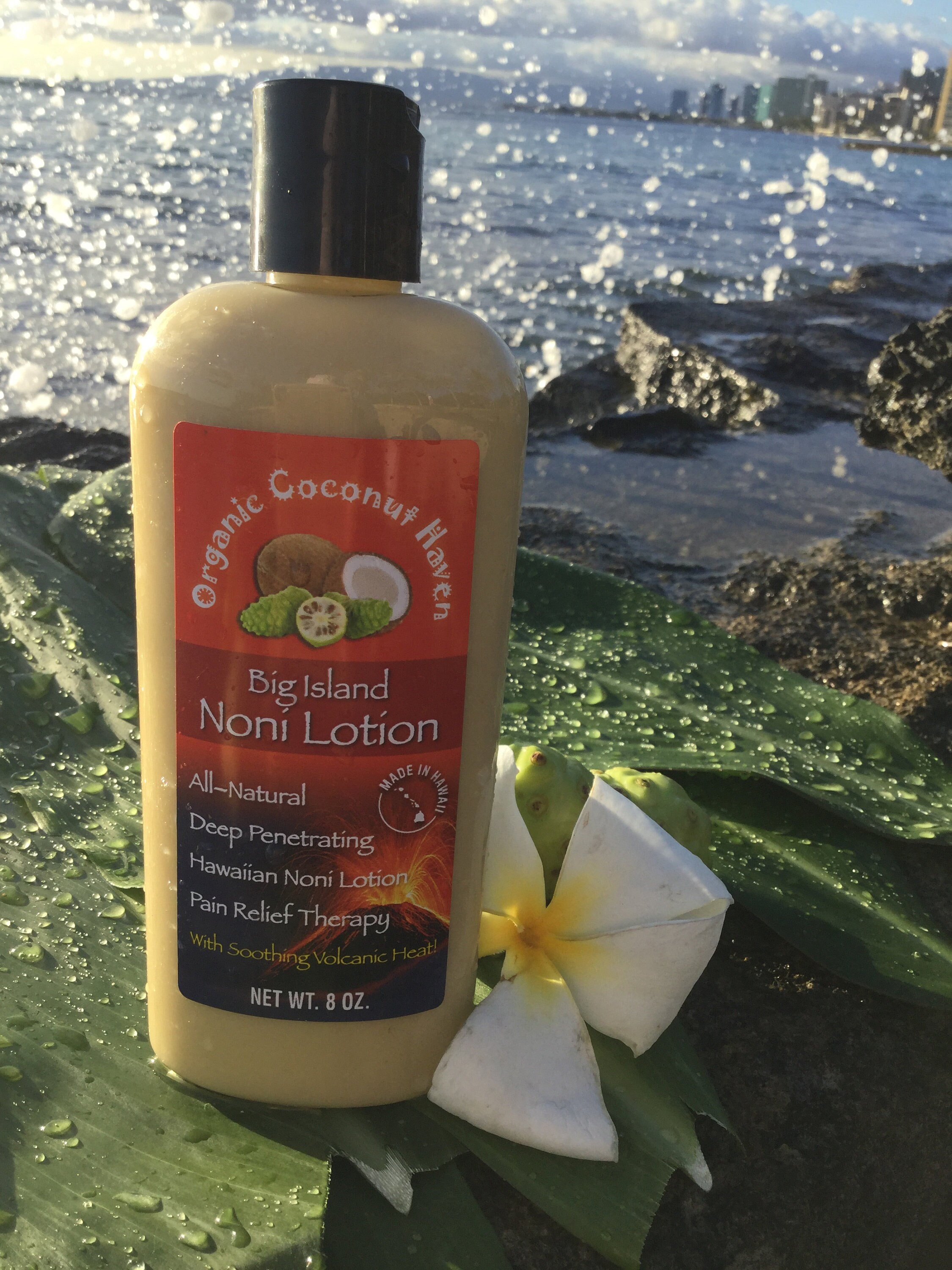 8oz. Big Island Noni Lotion All Natural Pain Relief Therapy Etsy
