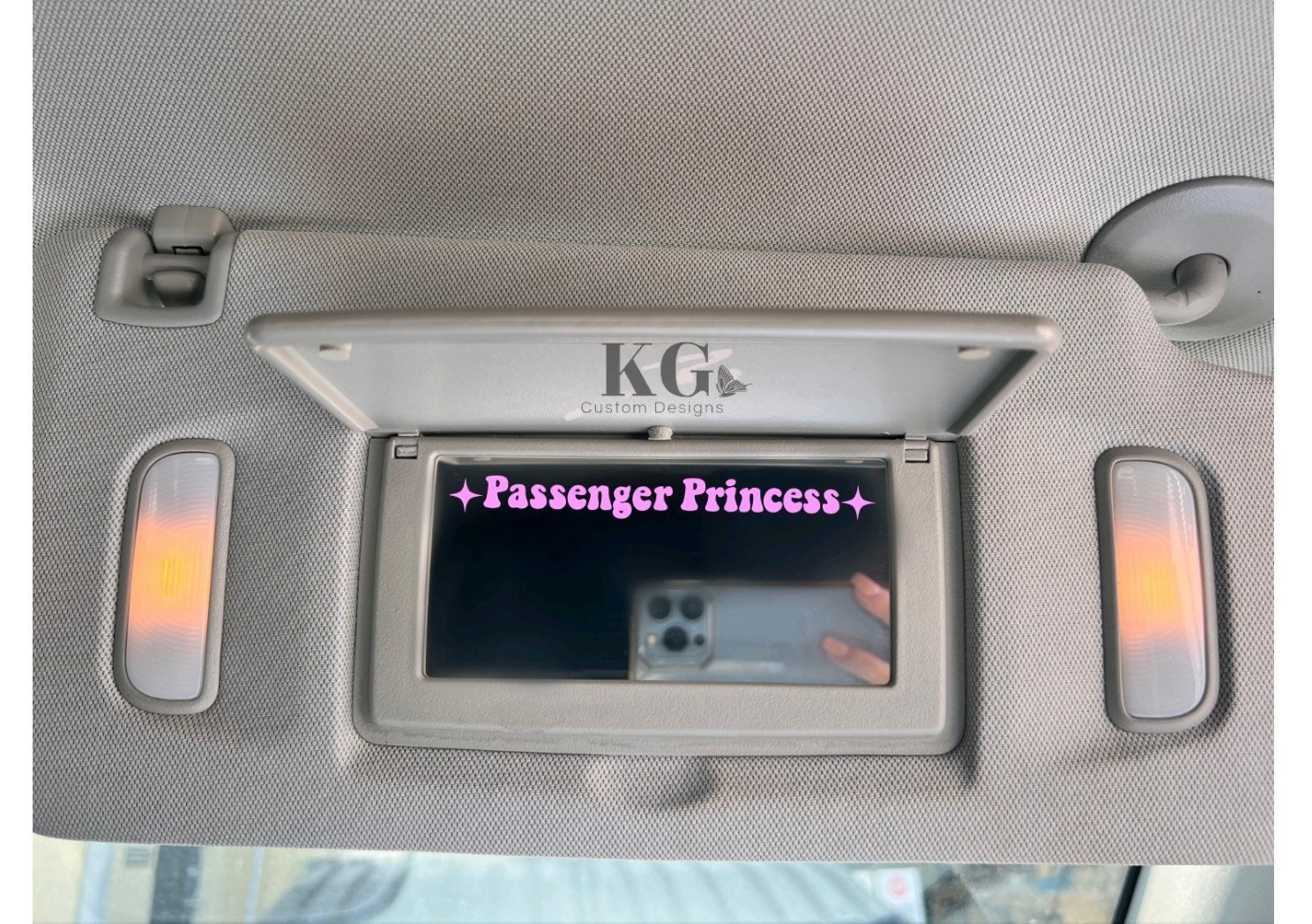 Passenger Princess Decal, Passenger Princess Sticker, Mirror Decal, Car  Deal, Mirror Sticker, Car Sticker, Princess Seat, Car Mirror Decal 