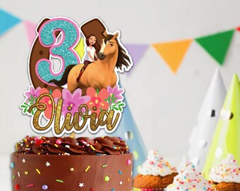 Spirit Riding Free Cake Topper Etsy