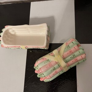 Plato de espárragos rosados y verdes | Etsy