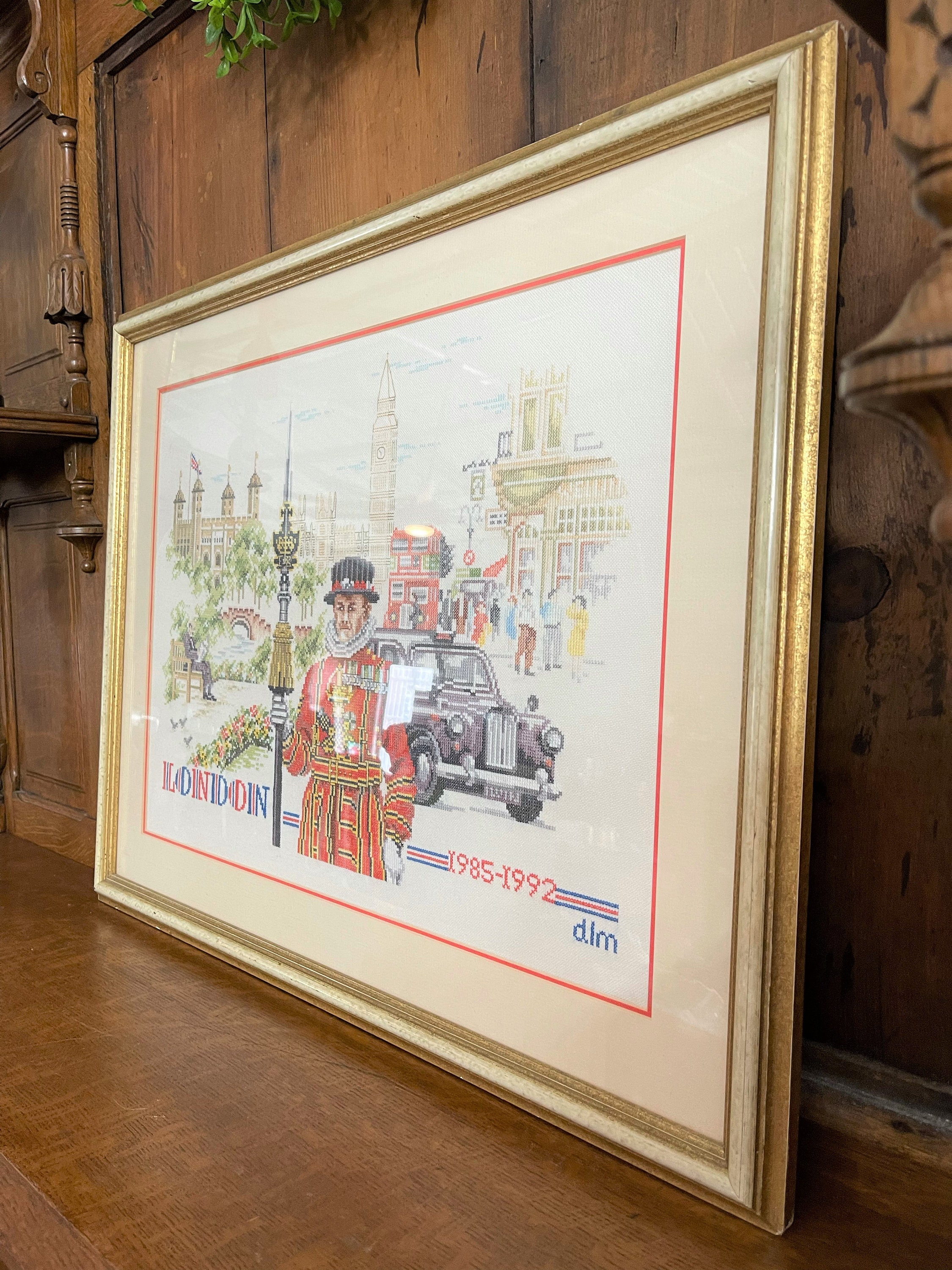 London Cross Stitch Pattern / Landscape Needlepoint