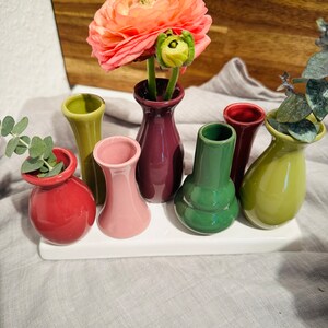 Tischdekoration / Vasen / Blumenvasen / Minivase, Trockenblumen / Frühling / Blumen / Dekoration / Bild 8