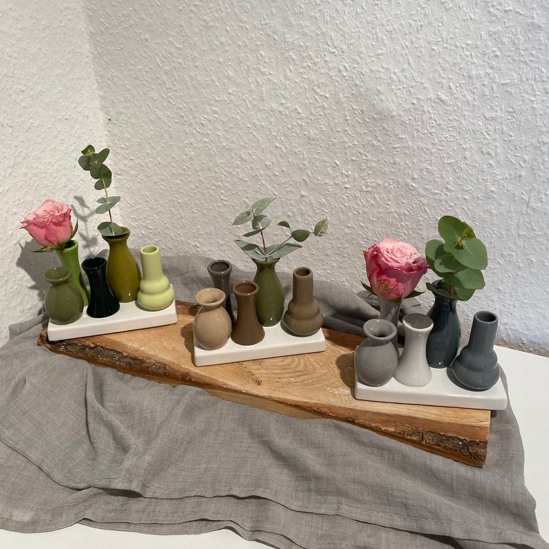 Tischdekoration / Vasen / Blumenvasen / Minivase, Trockenblumen / Frühling / Blumen / Dekoration / Bild 9