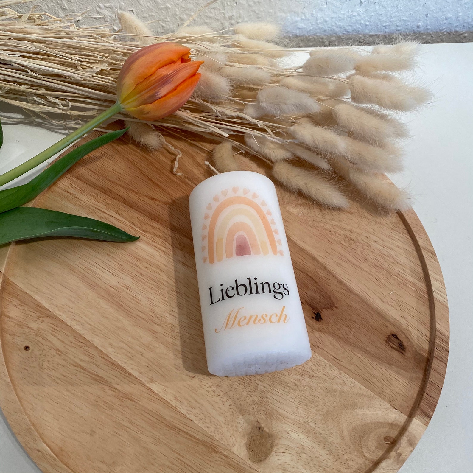 Candle with sayings candles decoration birthday gift Etsy