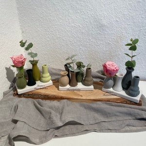 Tischdekoration / Vasen / Blumenvasen / Minivase, Trockenblumen / Frühling / Blumen / Dekoration / Bild 2