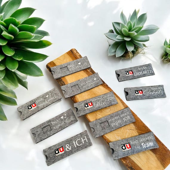 Schokoriegel Hülle aus Filz / Geschenkverpackung Filz / Schokoladenhülle / Geschenk / Filz /