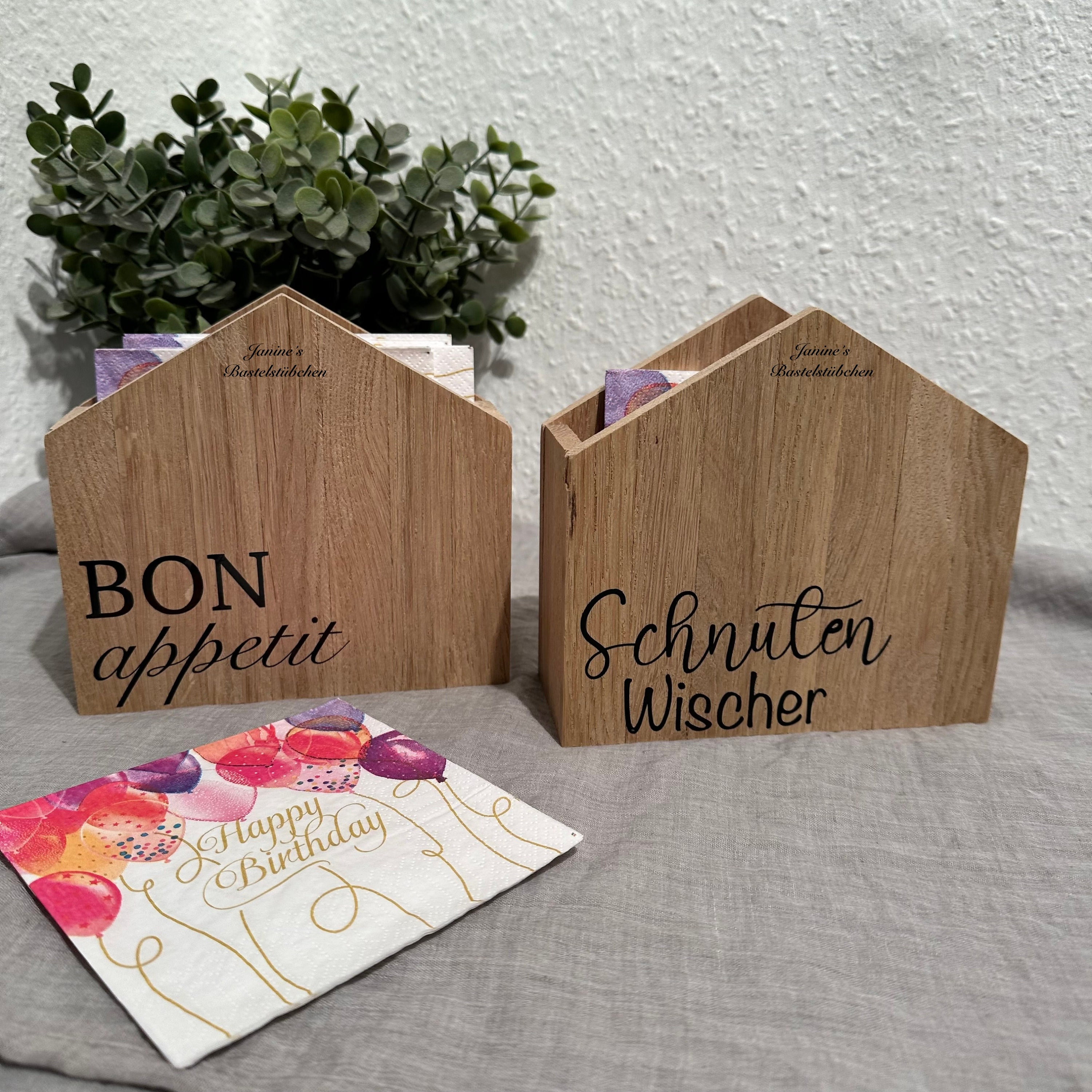 Serviettenhalter Aus Acryl – U-förmig, 10,4x12,4x5 Cm, Mit Weinglas- Und Trauben-Motiv Für Tischdeko