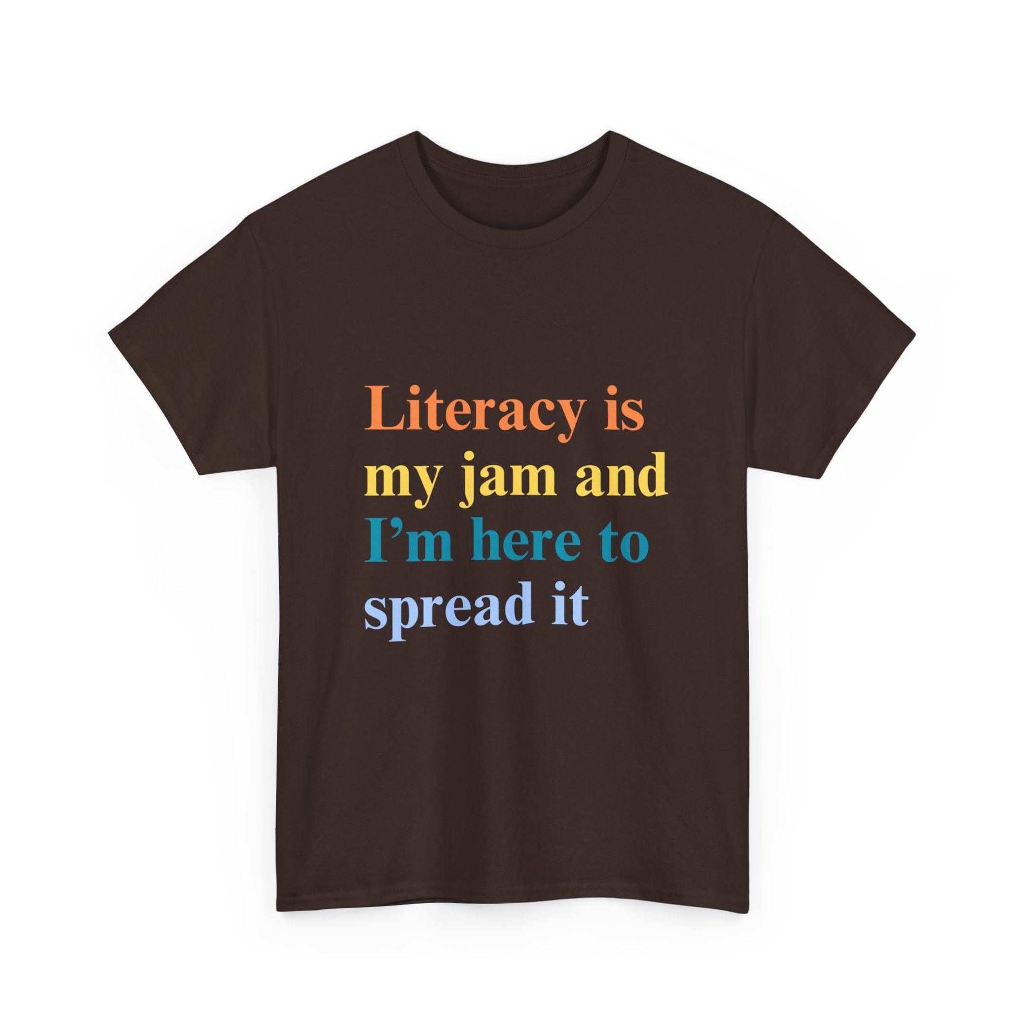 Reading is My Jam and I'm Here to Spread It T Shirt, Literacy