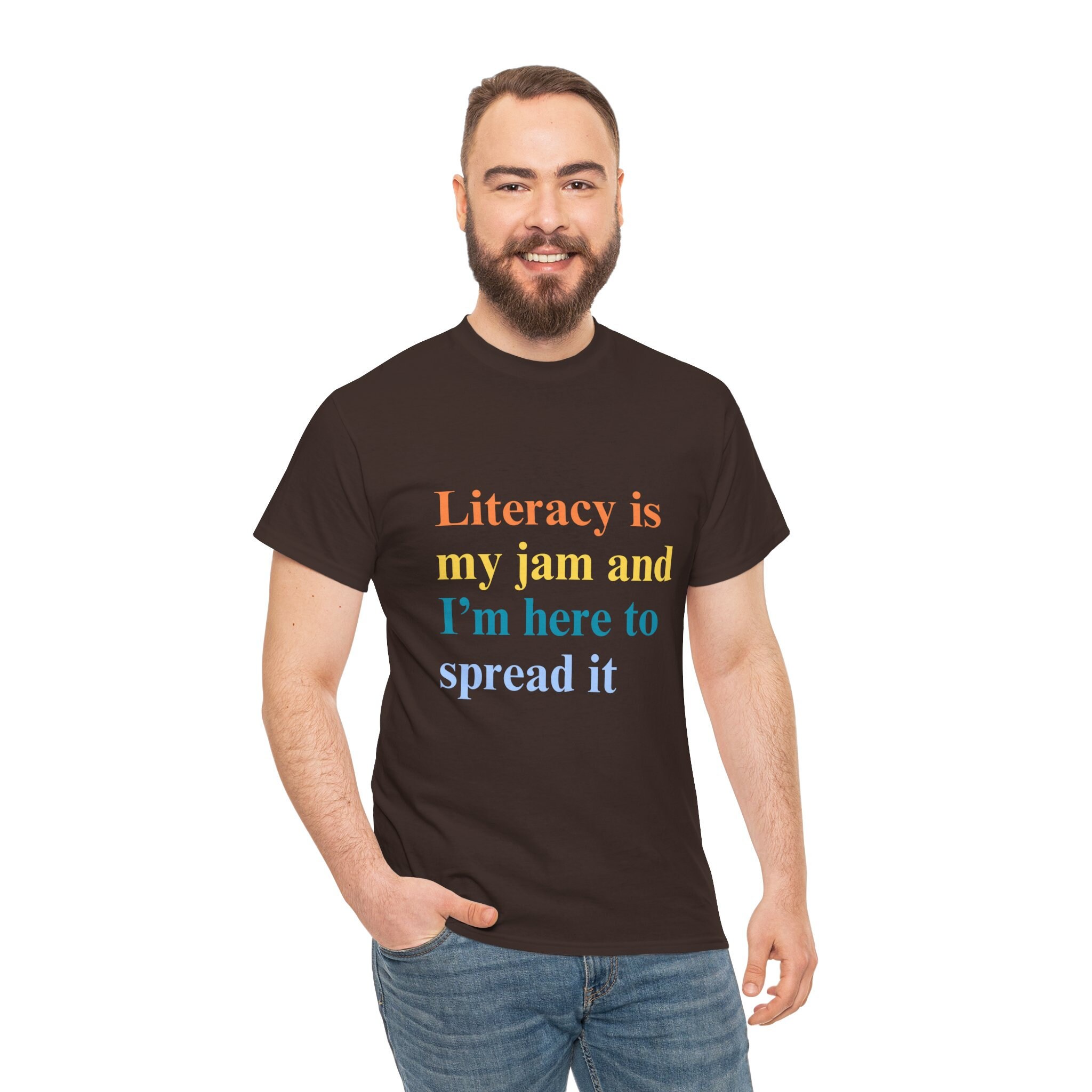 Reading is My Jam and I'm Here to Spread It T Shirt, Literacy