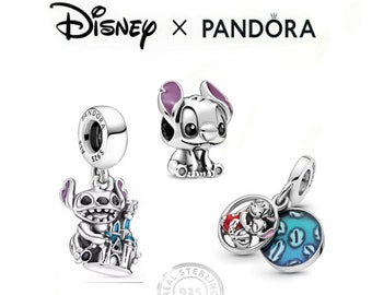 Genuine Disney's Lilo and Stitch Pandora Charms/Dangles S925 Sterling Silver Ale**