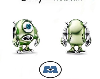 Genuine Mike Wazowski Sterling Silver Pandora Charm S925"