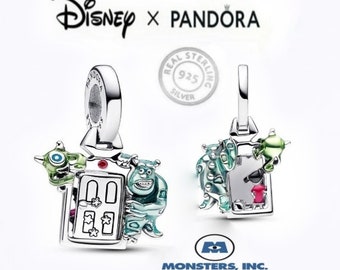 Genuine Monsters Inc Door Dangle Charm S925 Sterling Silver*ALE DISNEY Hallmarked