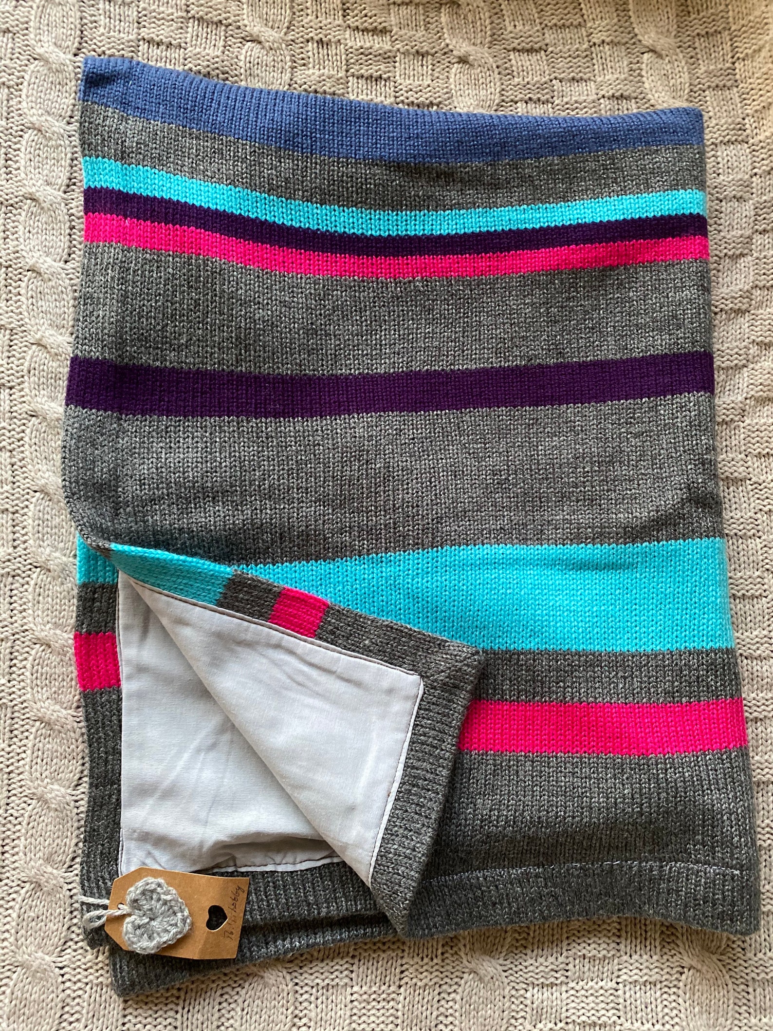 Mexican blanket knit blanket for newborn cot baby blanket Etsy