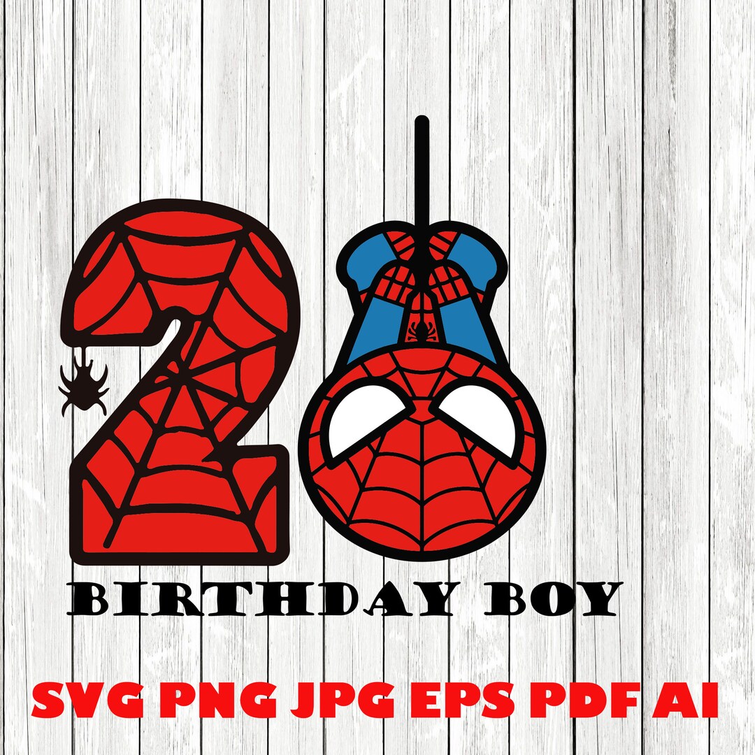 Spiderman Birthday Png SVG Spiderman Svg 2nd Birthday Svg File Instant spiderman-birthday-png-svg-spiderman-svg-2nd-birthday-svg-file-instant