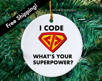 Programmer Ornaments Etsy