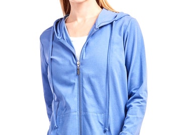thin zip up hoodies