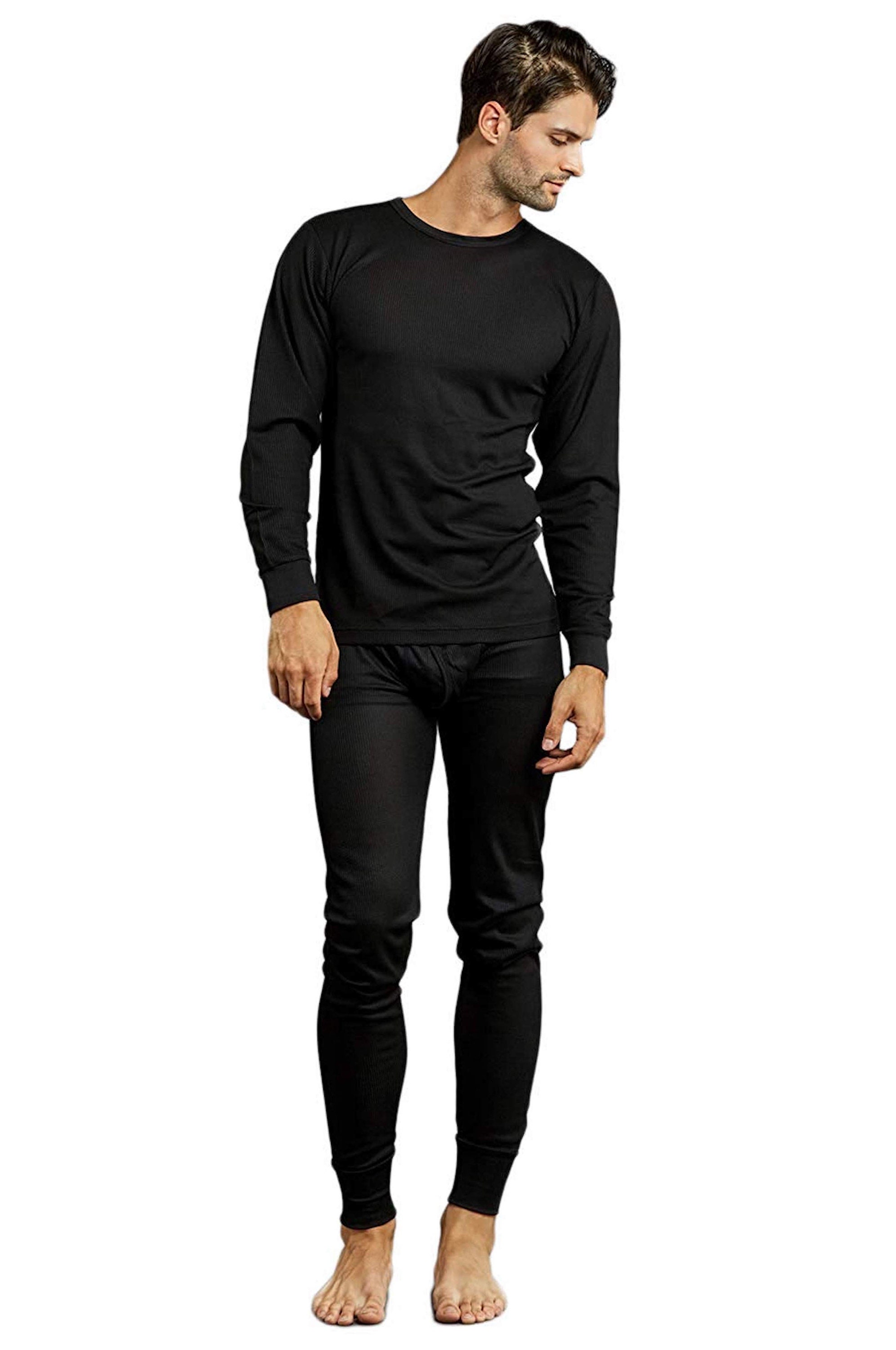 Men's 2pc Long Waffle Thermal Underwear Set Etsy