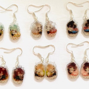 Earrings Necklace x Malice CxM Chibi Takeru Kei Aiji Mineo Kageyuki Ichika