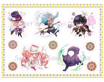 Otome Game Anime Radiant Tale Stickers