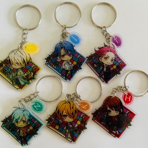 Keychains Variable Barricade Chibi Mayuzumi Shion Isurugi Taiga Mitsumori Ichiya Yagami Nayuta Kasuga Toujou Hibari acrylic otome game manga