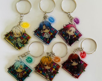 Keychains Variable Barricade Chibi Mayuzumi Shion Isurugi Taiga Mitsumori Ichiya Yagami Nayuta Kasuga Toujou Hibari acrylic otome game manga