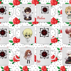 Vampire Knight Chibi Kaname Kuran Yuuki Zero Shiki Aidou Ichijou Mug