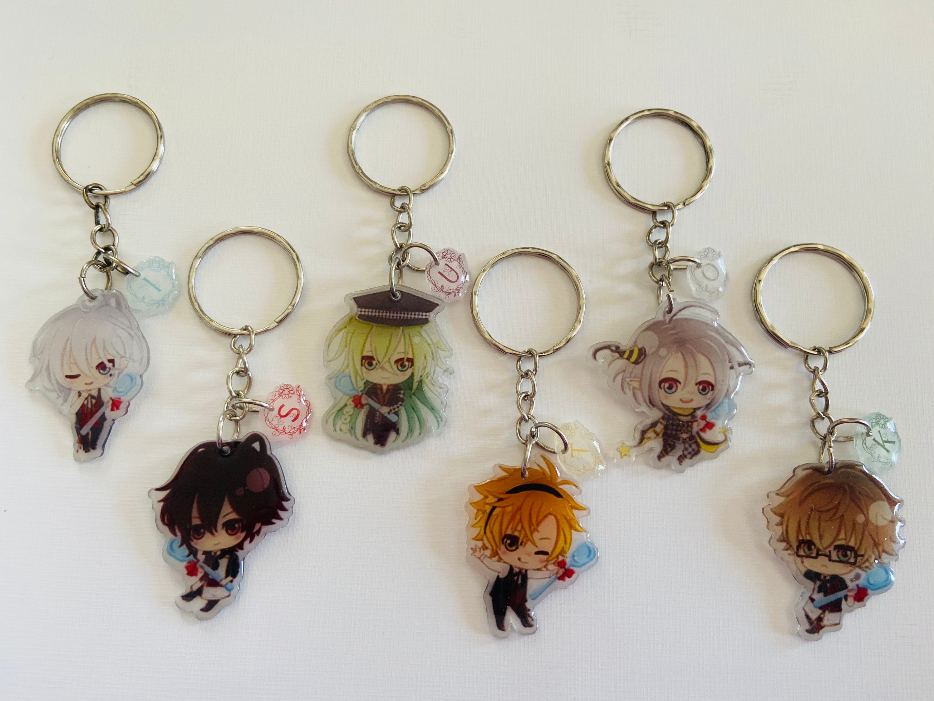 Amnesia Memories Spring Festival Chibi Keychain Double-sided