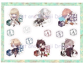 Otome Game Anime Virche Evermore Stickers - Error Salvation - Epic Lycoris