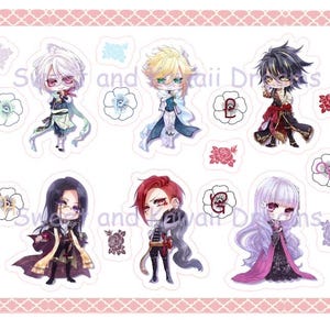 Otome Game Anime Reine des Fleurs Stickers