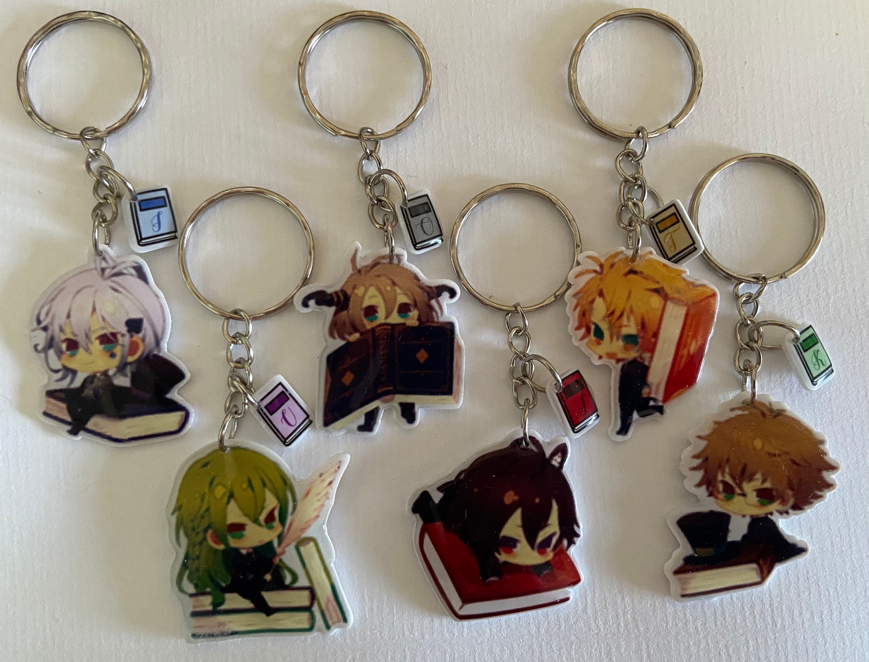 Amnesia otome anime manga otomate books Ikki Ukyo Orion Shin Toma Kent acrylic keychain memories later crowd world