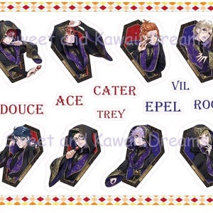 Otome Game Anime Twisted Wonderland Stickers